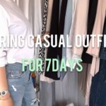 【outfit】春物コーディネート/一週間コーデ/spring casual/159cm