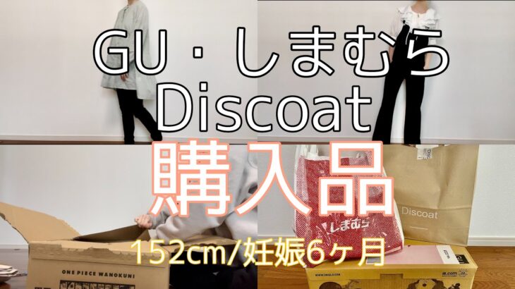 【購入品】しまむら/GU/Discoat/妊娠6ヶ月の妊婦コーデ