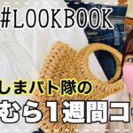 【LOOKBOOK】しまむら購入品で夏の1週間コーデ組んでみたよ♡