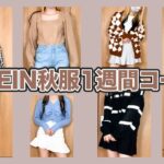 【SHEIN】SHEINの秋服1週間コーデ！〜秋ってもう季節外れ…？〜