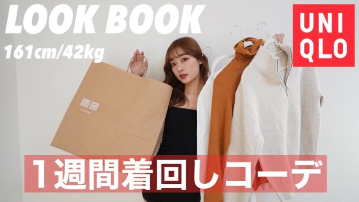 【LOOK BOOK】UNIQLO購入品で1週間着回しコーデ！コスパ最強❤️❤️