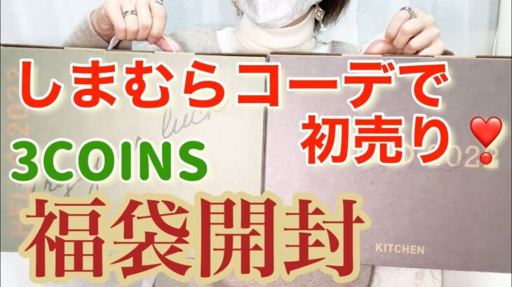 しまむらコーデで初売りお買い物♡3COINS福袋開封２個！