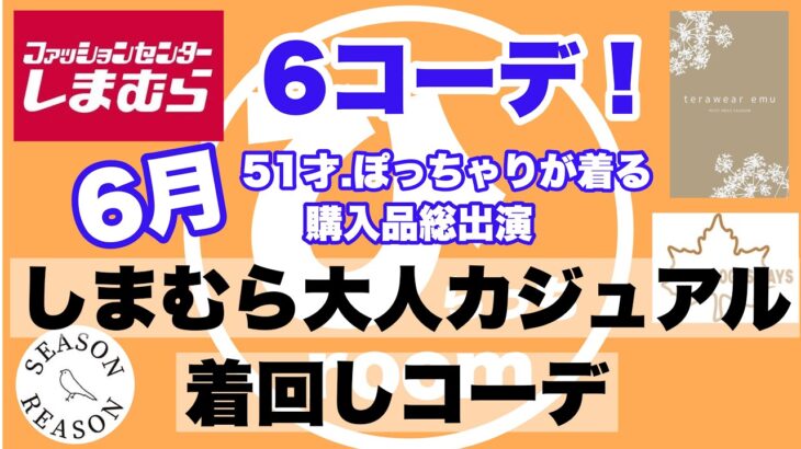 【しまむら購入品】6月購入品総出演！値下げ品！お買い得品！着回しを楽しむ。