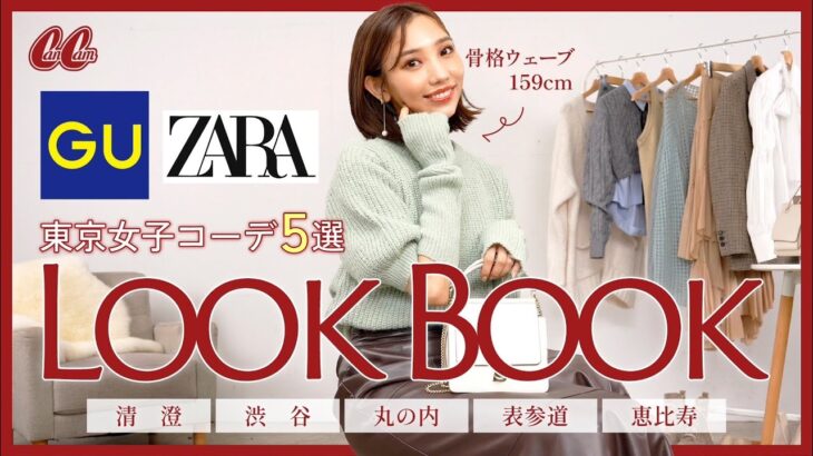 【東京LOOKBOOK】街のイメージ別でコーデを組んでみた🤍【GU/ZARA etc…】