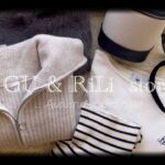 【LOOK  BOOK 】GU ×RiLi♡秋服モノクロコーデ／着回し／ 5日間コーデ🧸💞