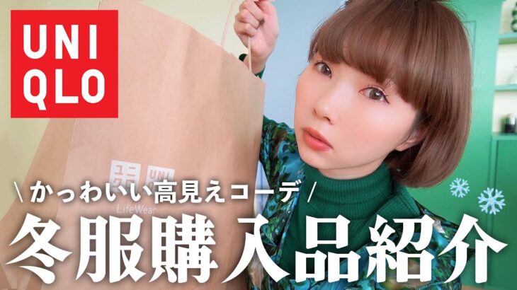 【UNIQLO冬服】ユニクロで野暮ったい、着膨れを可愛く高見えにコーデ紹介！！