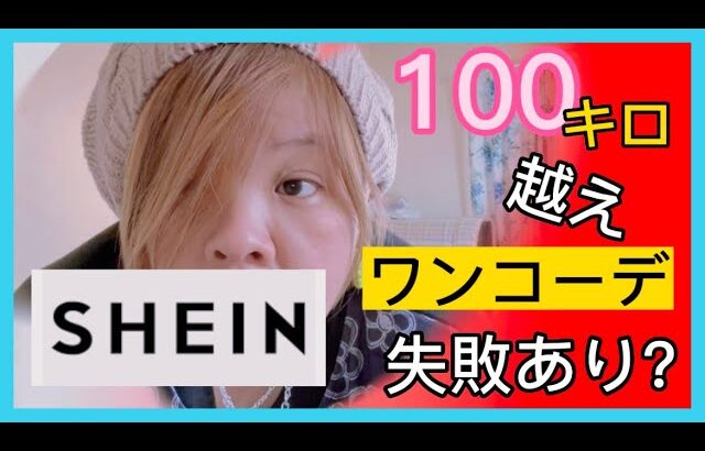 【SHEIN】100キロ越え上から下までぽっちゃりコーデ✨購入品紹介‼️ハズレあり？#SHEIN#ぽっちゃりコーデ #ワンコーデ