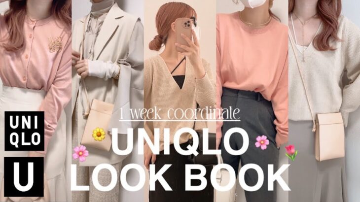 【UNIQLO】春のユニクロが可愛すぎる😮‍💨🌸1週間コーデ組んでみた！全部即買いな10アイテム紹介🪞🪡 大人淡色ガーリー🤍 (骨格ウェーブ:イエベ春) sub/eng,kr