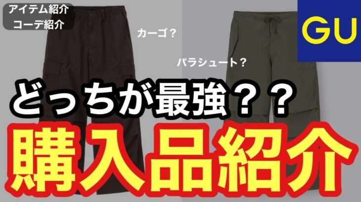 【GU購入品紹介】神パンツについて軽く喋ってみた【コーデ紹介】