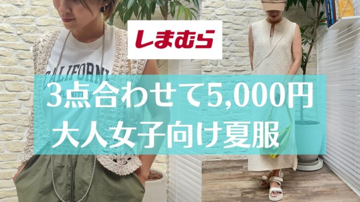 【しまむら】3点合わせても5,000円で大人女子向けいいモノ買えました【しまパト】