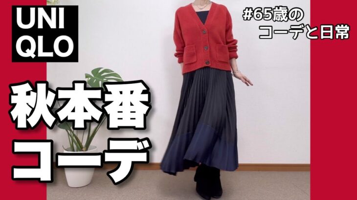 【60代コーデ115】リアル一週間秋コーデ/UNIQLO秋物/スフレヤーン良きね/整体は続くよ/65歳の日常/低身長