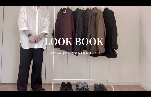 ［LOOKBOOK］2023ver. 秋のリアルな1週間コーデ🍂｜7day’s Autumn outfit｜キレイめカジュアル｜remer｜casper john