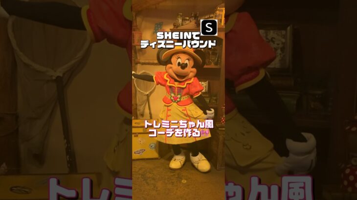 SHEINでディズニーバウンド💛トレミニちゃん風コーデ！Dハロ仮装期間終わったら次はバウンドコーデを楽しもう #ディズニーバウンド #SHEIN購入品