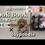 激安！SHEINで爆買いした愛犬の冬春コーデが可愛すぎた【トイプードル】【Look Book】