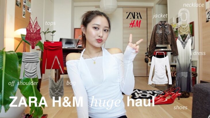 【ZARA,H&M】可愛い春服たくさんゲットしたので全部着て紹介します🎀♡