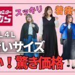 3月9日発売しまむらコラボ【大きいサイズLL3L4L】安くて大人可愛い着痩せぽっちゃりコーデ