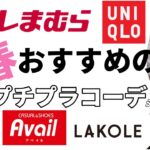 購入品紹介　春のおすすめコーデ　UNIQLO.しまむら.Avail.LAKOLE