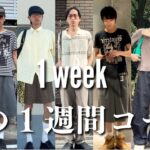 1week outfits summer / 夏の１週間コーデ