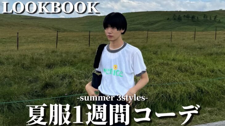 【LOOKBOOK】2024年夏の一週間コーデ【3styles】