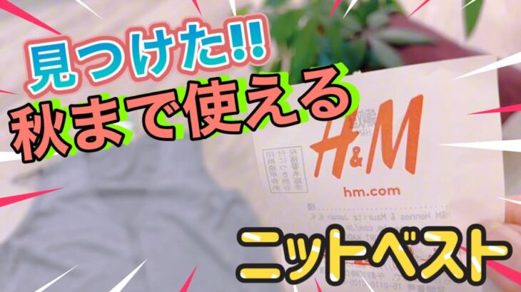 【H&M購入品】いつものコーデににこれを加えておしゃれの仲間入り!!/気取らないカジュアルニット