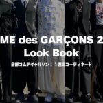 COMME des GARCONS 24AW LookBook / 全身コムデギャルソン！秋の1週間コーディネート