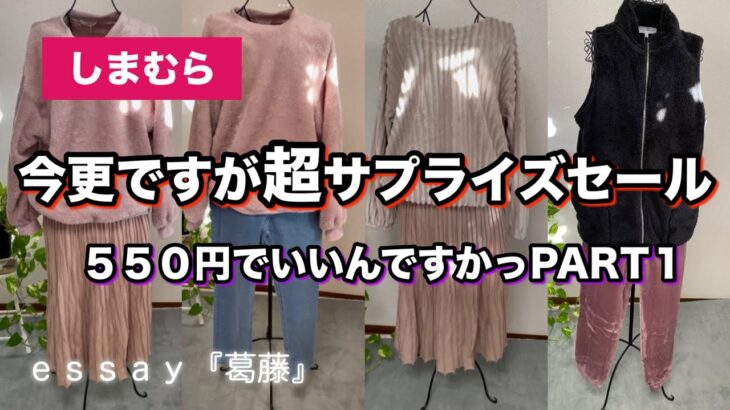 【しまむら購入品紹介】超サプライズセール　数量限定品紹介🉐遅れ気味ですが５５０円でもステキな服をお楽しみください✴️#しまむら #コーデ #fashion #購入品紹介