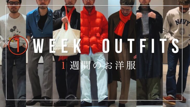 【１週間コーデ】2025秋冬ドメブラ好き30代40代大人男性にオススメなリアルな1week fashion style #1weekoutfits #1週間コーデ #fashion