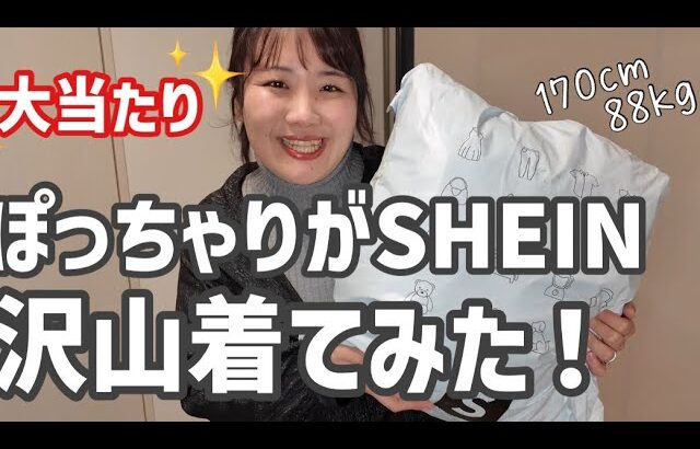 【ぽっちゃりコーデ】SHEIN購入品❤︎大きいサイズ購入品着てみた！！【プチプラアイテム】