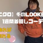 【冬のLOOKBOOK】ユニクロコーデでオリジナルな40代コーデで２月後半の寒さをの乗り切ろう！まずは1週間！/ZARA/H&M/GAP