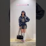 【春先取りデニムコーデ👖🤍】参考にしてみてね🫶#shorts #fashion #wego #ウィゴー #outfit #ギャル #韓国ファッション #y2k #トレンド