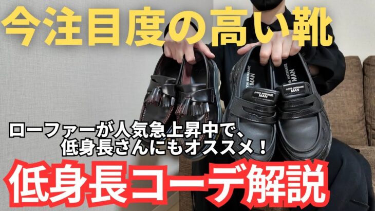 【重要】トレンドのローファーが低身長の味方！今絶対に押さえておくべき理由とオススメ理由を解説【低身長コーデ】